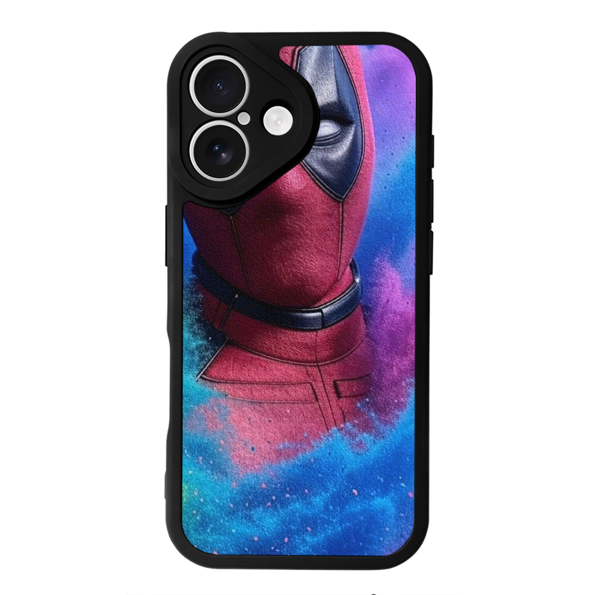 （画像用） Deadpool デッドプール 【iPhone 16シリーズ対応】シリコンスマホケース（レザー調） 材質：シリコン